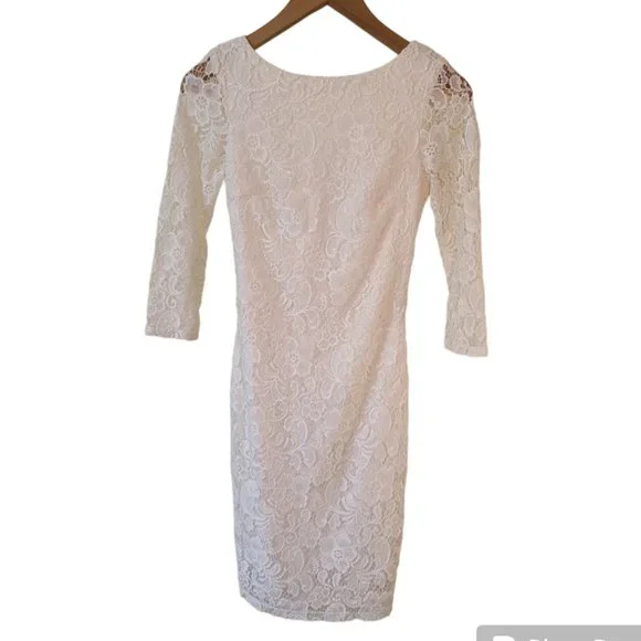 White Lace Dress - Picture 2 of 4